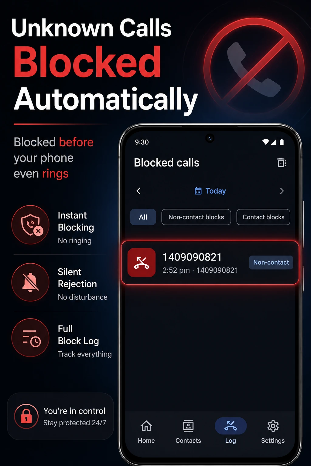 CallBlocker Pro blocklist