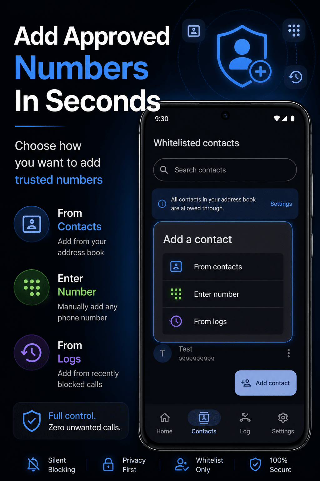 CallBlocker Pro biometric lock