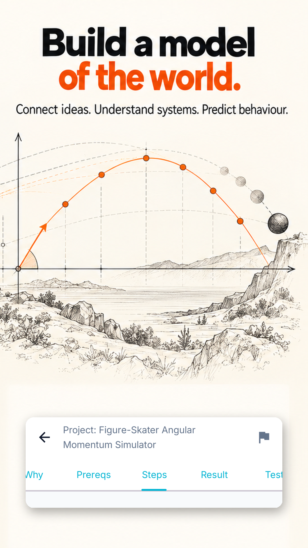PathStem hands-on project: figure-skater angular momentum simulator